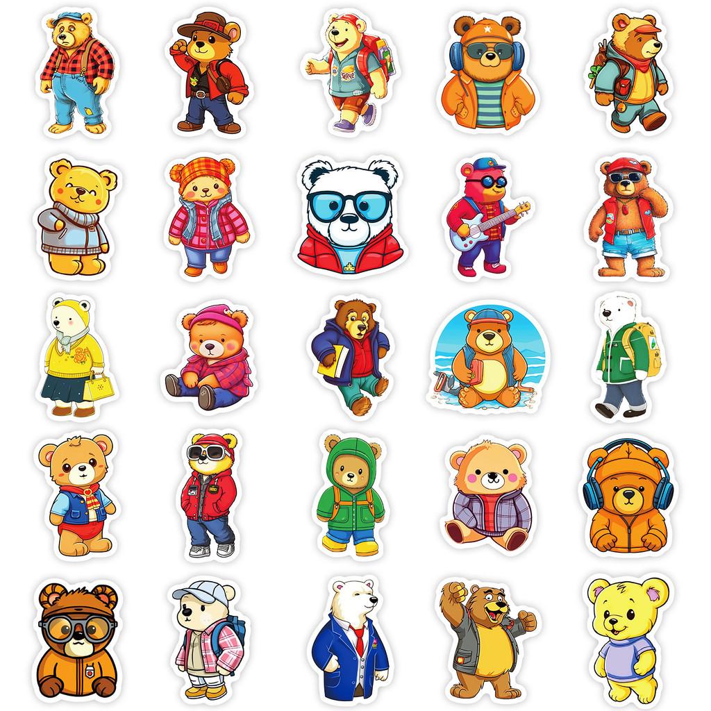 50-Piece Gugu Bear PP Waterproof Decorative Stickers - DIY Embellishments for Phone Cases, Pencil Cases Laptops Tablets Backpack
50-Piece Gugu Bear PP Waterproof Decorative Stickers - DIY Embellishments for Phone Cases, Pencil Cases Laptops Tablets Backpack