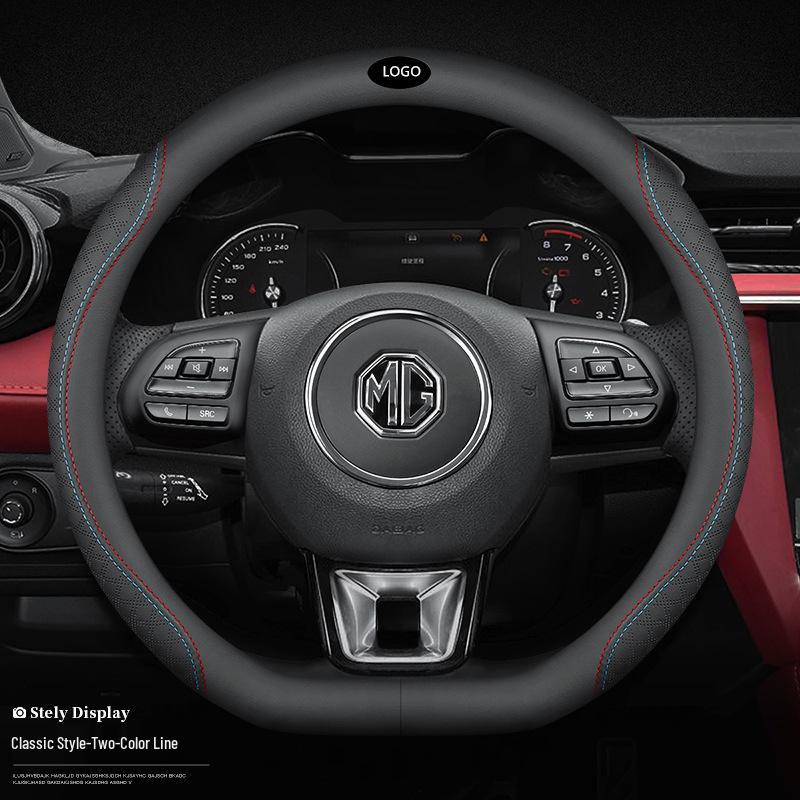 Genuine Leather Steering Wheel Cover - Fits MG Pilot MG6/HS5, Roewe ZS/3SW, All Seasons Default
Genuine Leather Steering Wheel Cover - Fits MG Pilot MG6/HS5, Roewe ZS/3SW, All Seasons Default