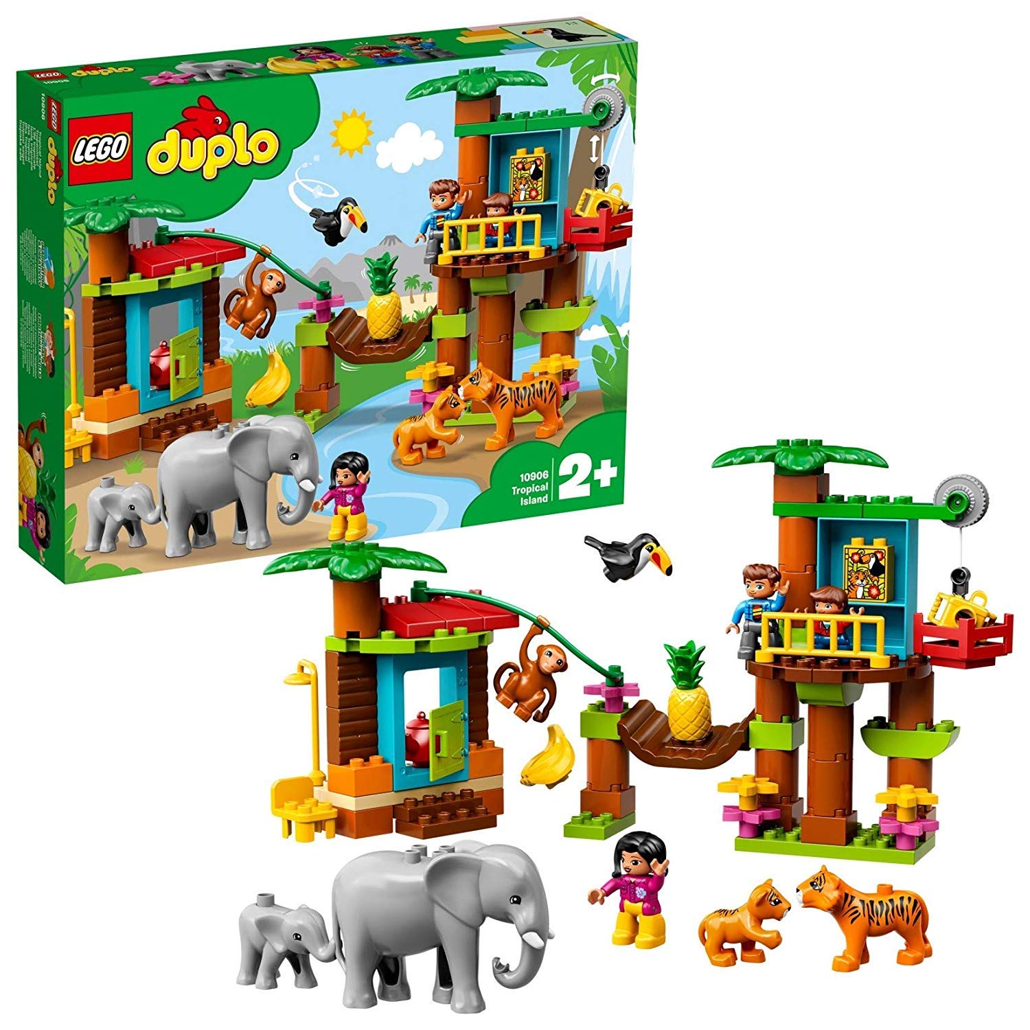 LEGO Duplo World Animals Jungle Exploration 10906 Educational Building Blocks for Girls and Boys
LEGO Duplo World Animals Jungle Exploration 10906 Educational Building Blocks for Girls and Boys