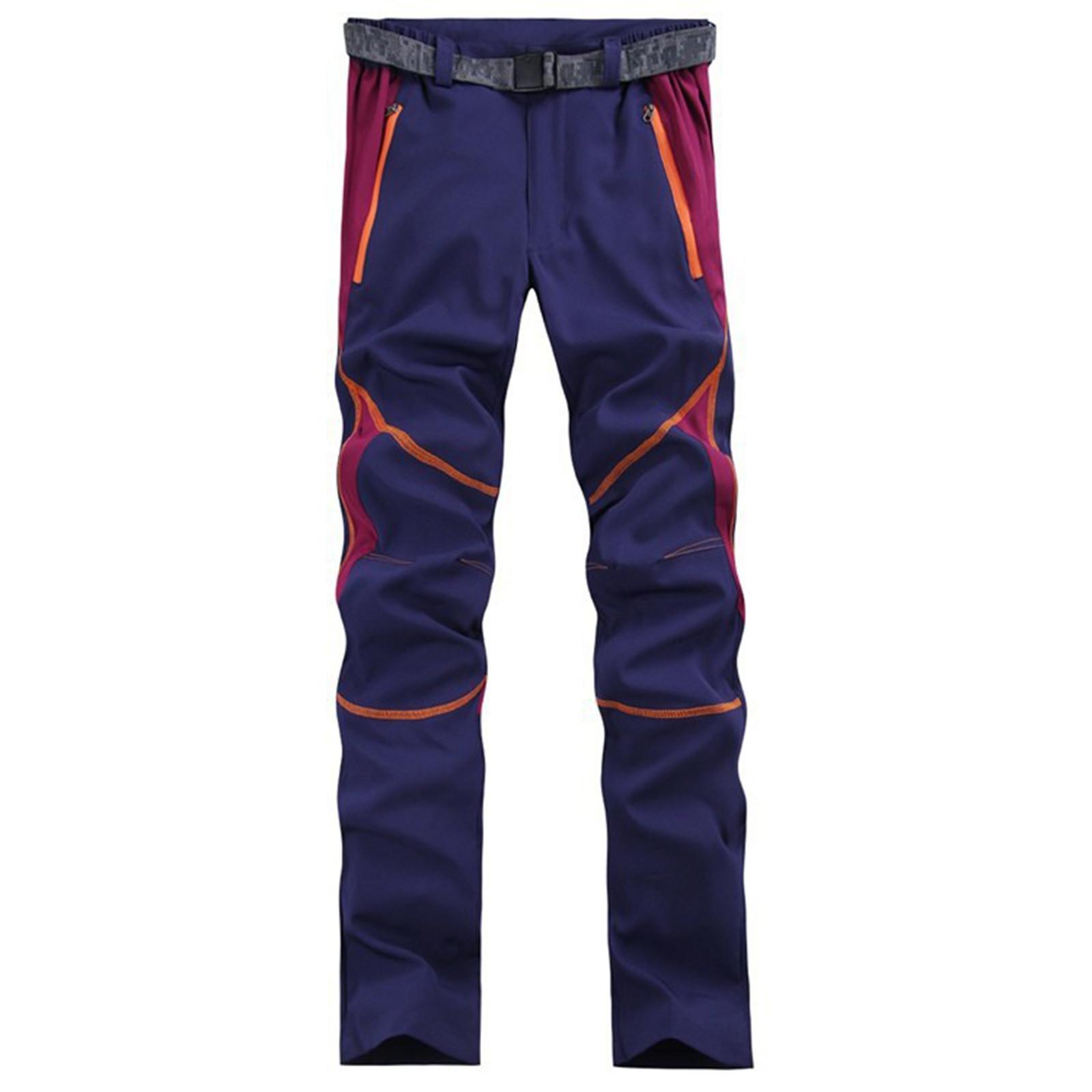 Women’s Elastic Waist Long Pants with Belt Outdoor Lightweight Trousers Straight Leg Zipper Pockets Stitching Design M фіолетовий
Women’s Elastic Waist Long Pants with Belt Outdoor Lightweight Trousers Straight Leg Zipper Pockets Stitching Design M фіолетовий