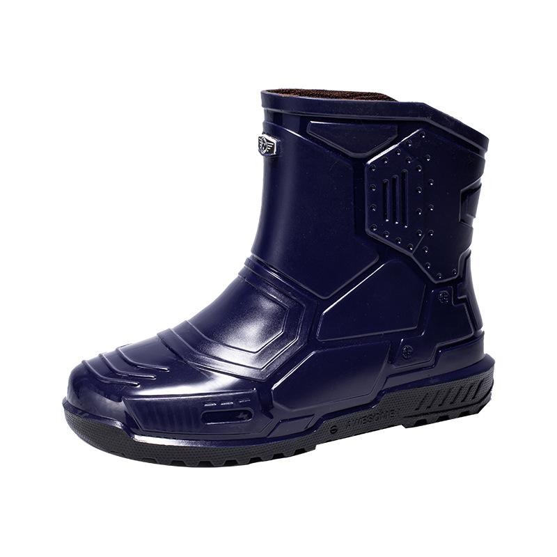 Корейская версия дождевых ботинок для мужчин и женщин, пары, средняя трубка, модная уличная водонепроницаемая обувь, для мойки автомобилей, рыбалки, резиновая обувь, нескользящая 45 синий
Корейская версия дождевых ботинок для мужчин и женщин, пары, средняя трубка, модная уличная водонепроницаемая обувь, для мойки автомобилей, рыбалки, резиновая обувь, нескользящая 45 синий