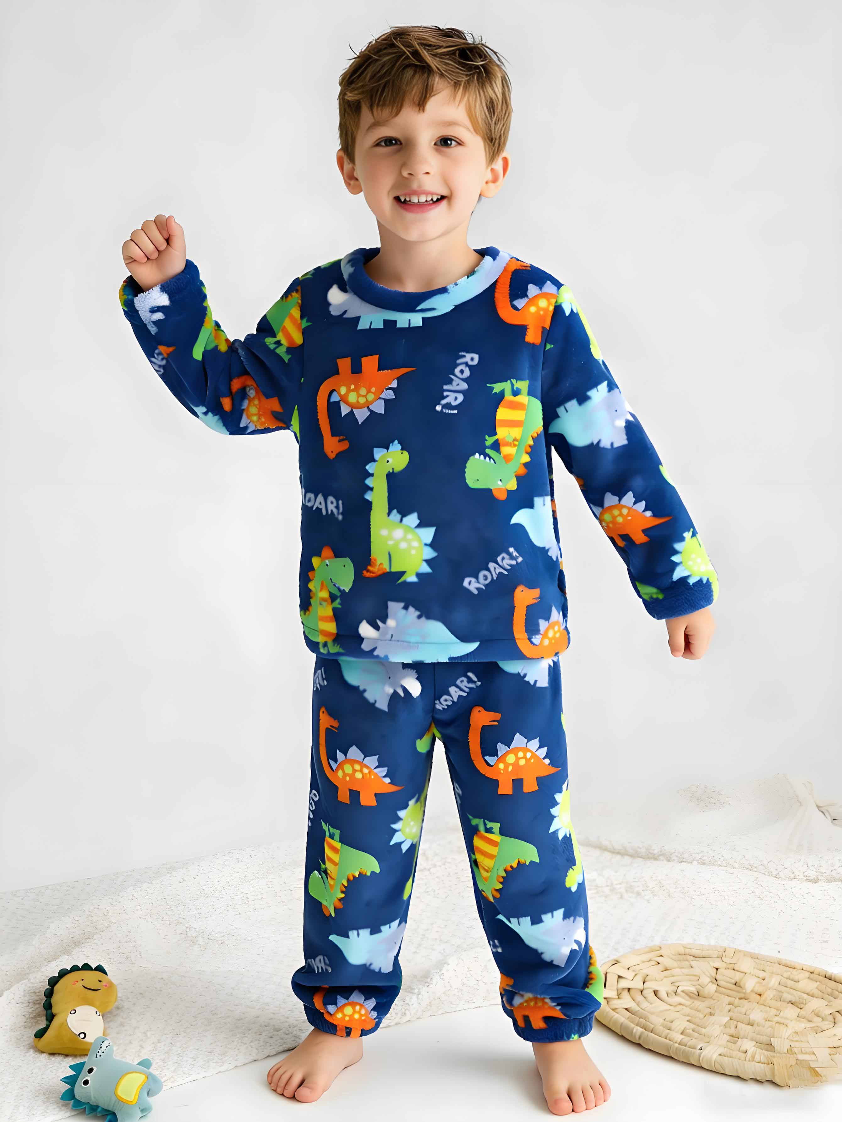 Boys Double-sided Flannel Short Sleeve Pajamas Set, Blue Cartoon Robe for 1-8 Years Birthday Gifts 1-2Y разноцветный
Boys Double-sided Flannel Short Sleeve Pajamas Set, Blue Cartoon Robe for 1-8 Years Birthday Gifts 1-2Y разноцветный