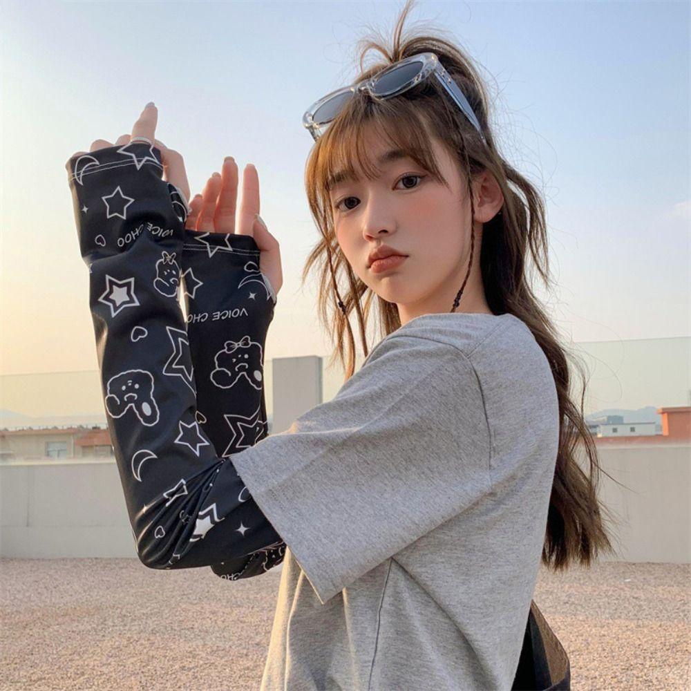 Anti-UV Sun Protection Sleeves Stars Pattern Hand Sleeves Cute Arm Sleeve Outdoor білий
Anti-UV Sun Protection Sleeves Stars Pattern Hand Sleeves Cute Arm Sleeve Outdoor білий