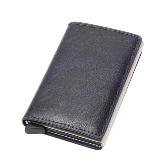 Шкіряний гаманець Чоловіки Жінки Блокування RFID Трискладний гаманець Мінімалістичний Тонкий Кишеньковий Антизлодій Тримач для кредитних карток синій
Шкіряний гаманець Чоловіки Жінки Блокування RFID Трискладний гаманець Мінімалістичний Тонкий Кишеньковий Антизлодій Тримач для кредитних карток синій