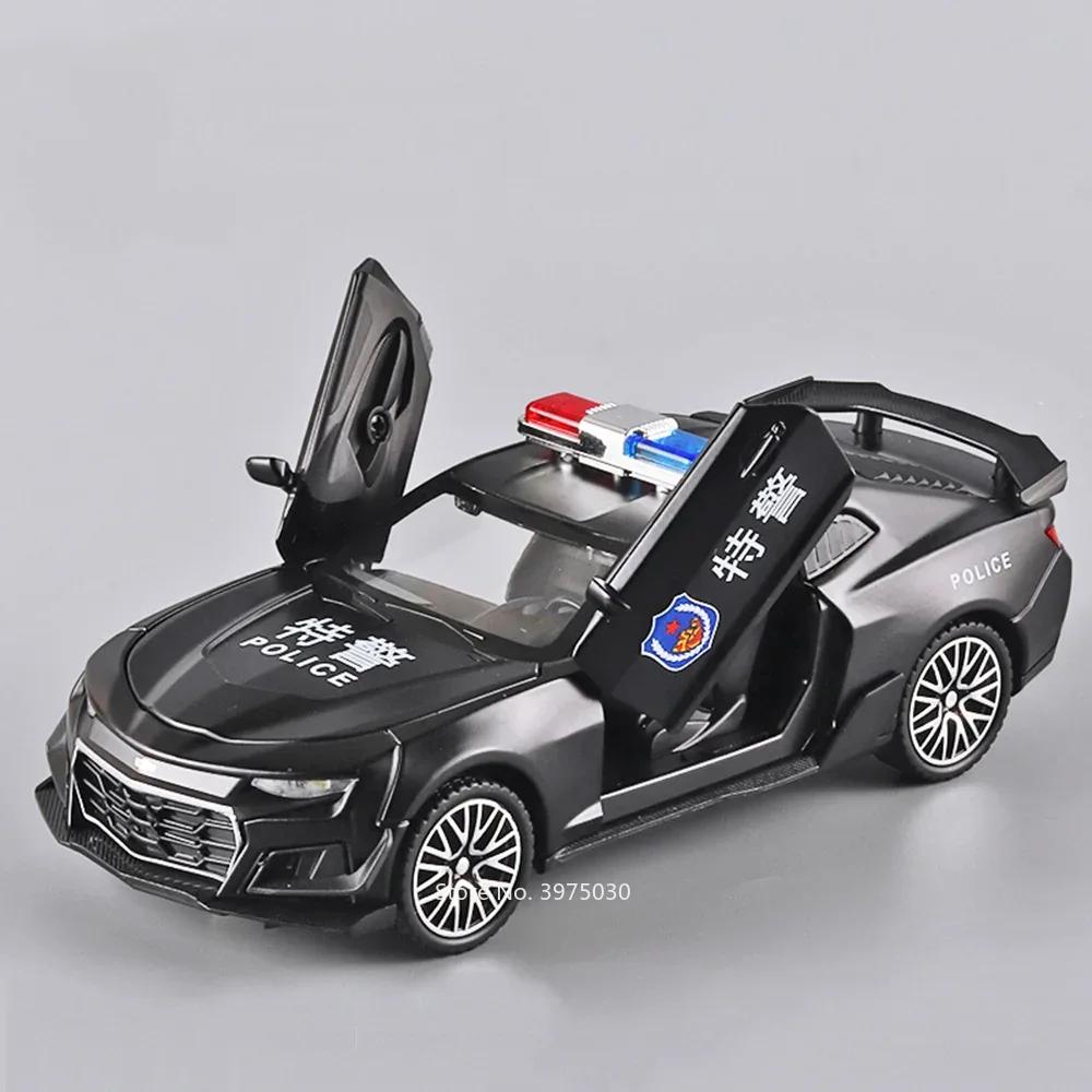 1:32 Alloy Diecast Camaro Toys Cars Models Doors Opened Supercar Pull Back Police Car Vehicle Light Sound Sports Car Home Decor
1:32 Alloy Diecast Camaro Toys Cars Models Doors Opened Supercar Pull Back Police Car Vehicle Light Sound Sports Car Home Decor