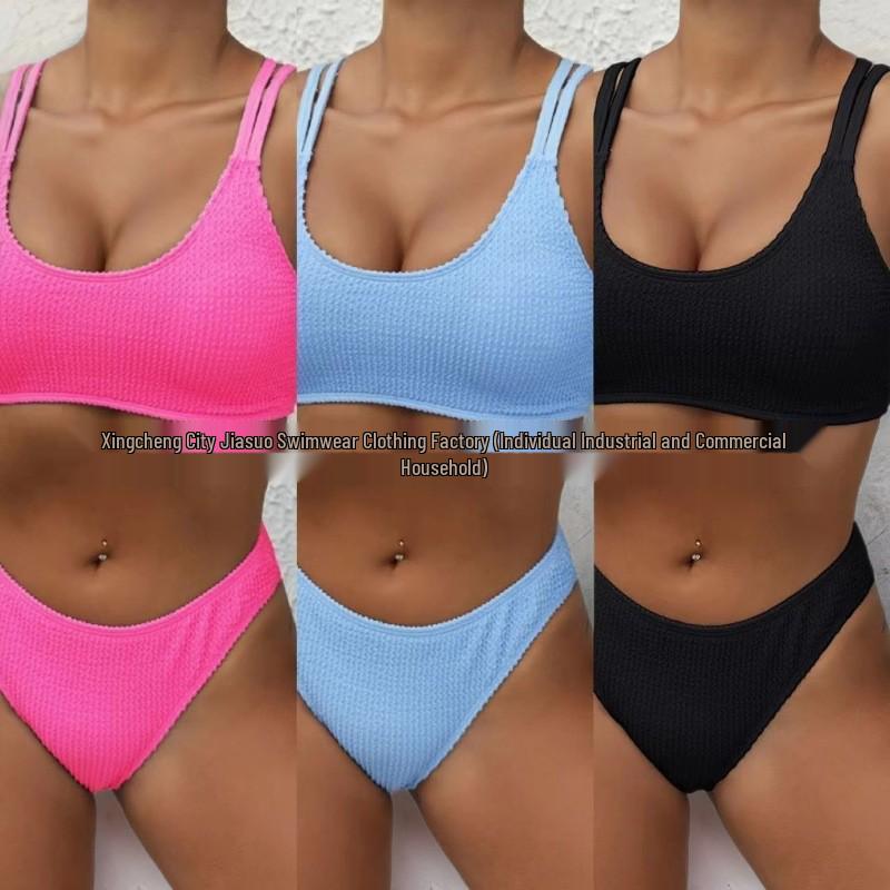 2025 Trendy European & American Women s Sexy Solid Color Backless Bikini Extra Large світло-синій колір
2025 Trendy European & American Women s Sexy Solid Color Backless Bikini Extra Large світло-синій колір