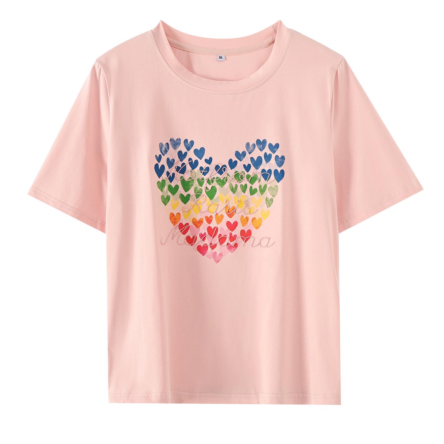 Plus Size Heart Print Loose T-shirt - New Summer 2026, Covers Flaws & Reduces Age 4XL (96-110kg) розовый
Plus Size Heart Print Loose T-shirt - New Summer 2026, Covers Flaws & Reduces Age 4XL (96-110kg) розовый