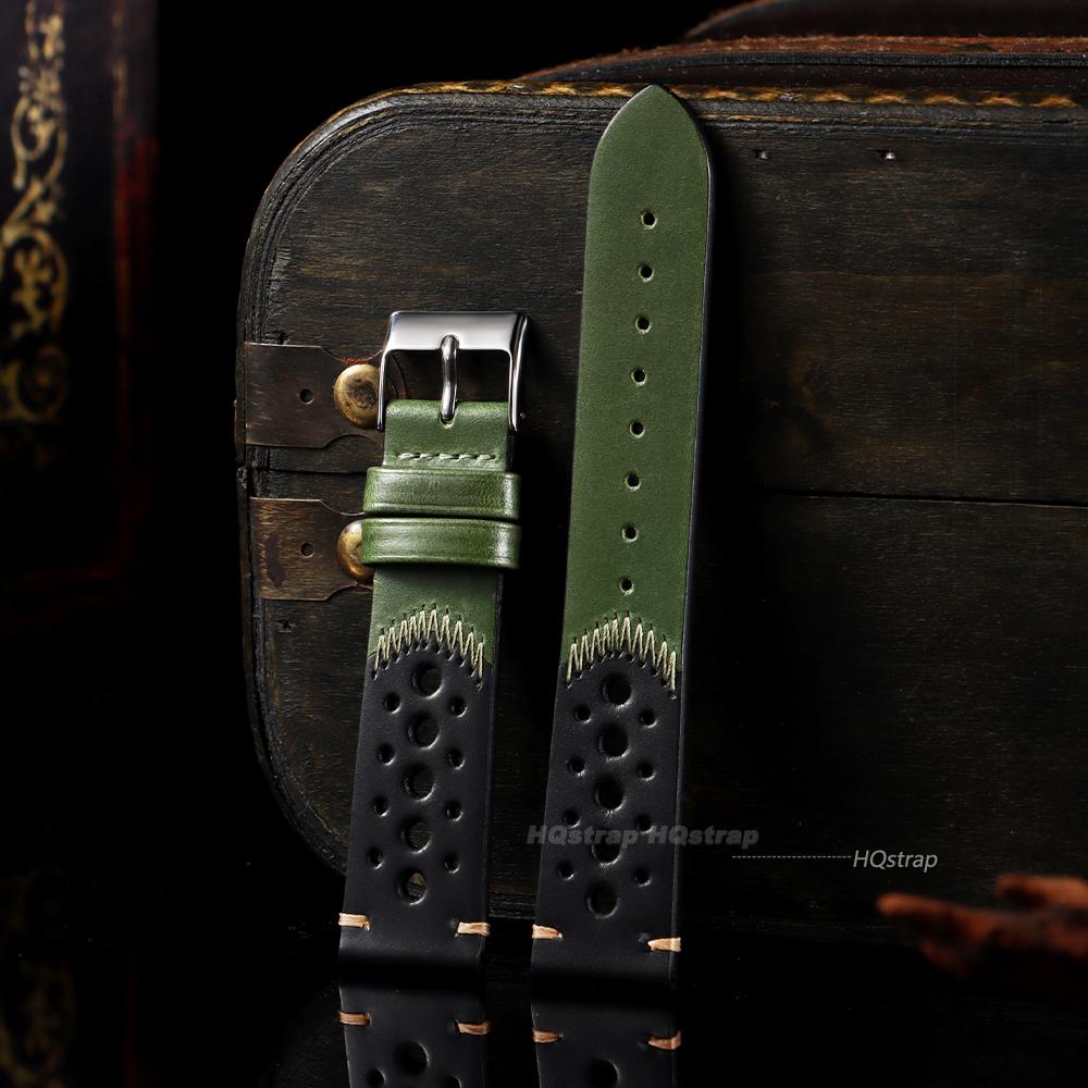 Breathable Oil Wax Genuine Leather Watch Strap 20mm Cowhide Band Black Green Brown Unisex Watchbands for Seiko Stitching Belt 20mm
Breathable Oil Wax Genuine Leather Watch Strap 20mm Cowhide Band Black Green Brown Unisex Watchbands for Seiko Stitching Belt 20mm