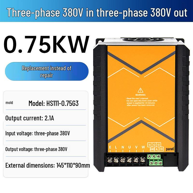 Three-Phase 380V Variable Frequency Drive for 0.75-2.2KW Motor Speed Control
Three-Phase 380V Variable Frequency Drive for 0.75-2.2KW Motor Speed Control