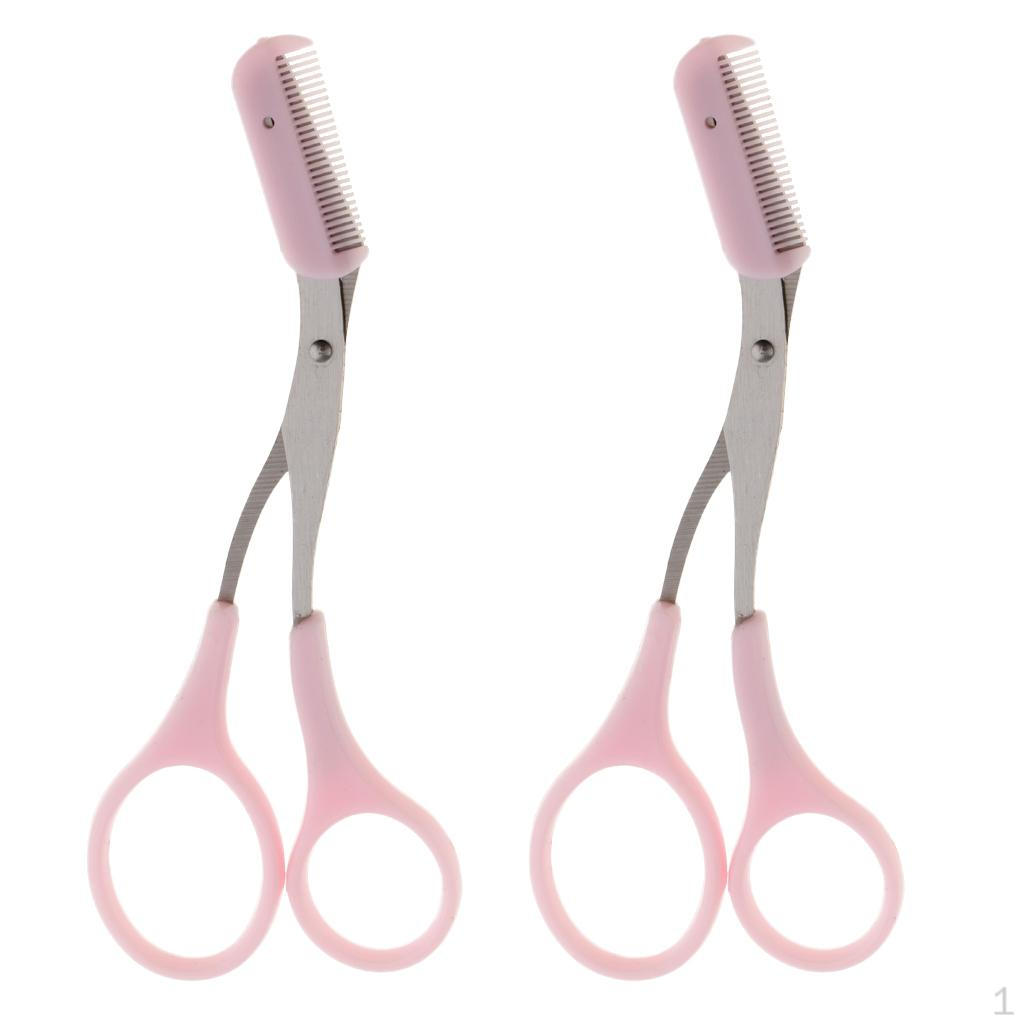 2 Pieces Women Makeup Eyebrow Scissors Hair Remover With Comb
2 Pieces Women Makeup Eyebrow Scissors Hair Remover With Comb