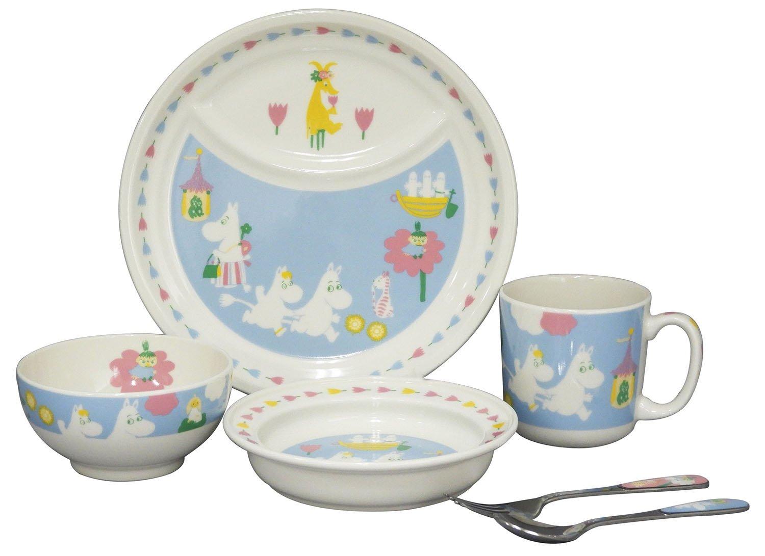 Yamaka Shoten MOOMIN Dinnerware Set Microwave and Dishwasher Moomin Nordic Day Wedding Made in Baby & Kids 6-Piece (Gift Boxed), Safe, Merchandise, белый
Yamaka Shoten MOOMIN Dinnerware Set Microwave and Dishwasher Moomin Nordic Day Wedding Made in Baby & Kids 6-Piece (Gift Boxed), Safe, Merchandise, белый