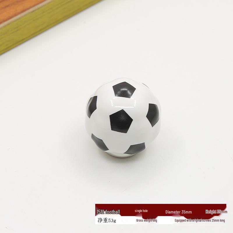 Cartoon Sports Ball Cabinet Handle - Ceramic Round Knob for Drawers and Doors
Cartoon Sports Ball Cabinet Handle - Ceramic Round Knob for Drawers and Doors