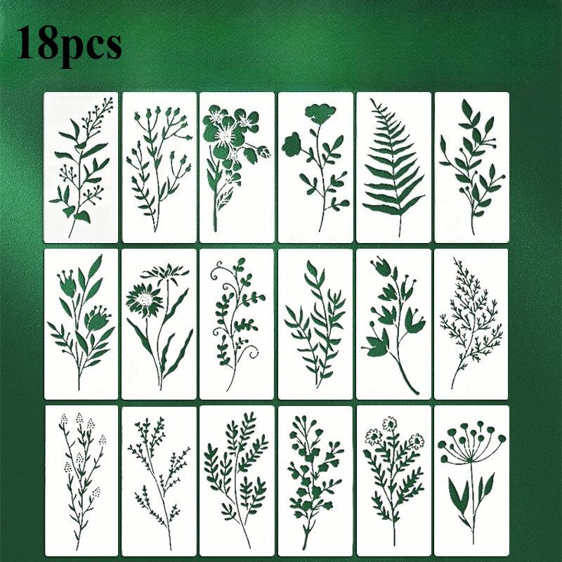 18 шт. шаблонов для рисования цветов, растений, папоротников, многоразовые пластиковые, для дерева, ткани, стены, креативные DIY арт-проекты, украшение для дома
18 шт. шаблонов для рисования цветов, растений, папоротников, многоразовые пластиковые, для дерева, ткани, стены, креативные DIY арт-проекты, украшение для дома