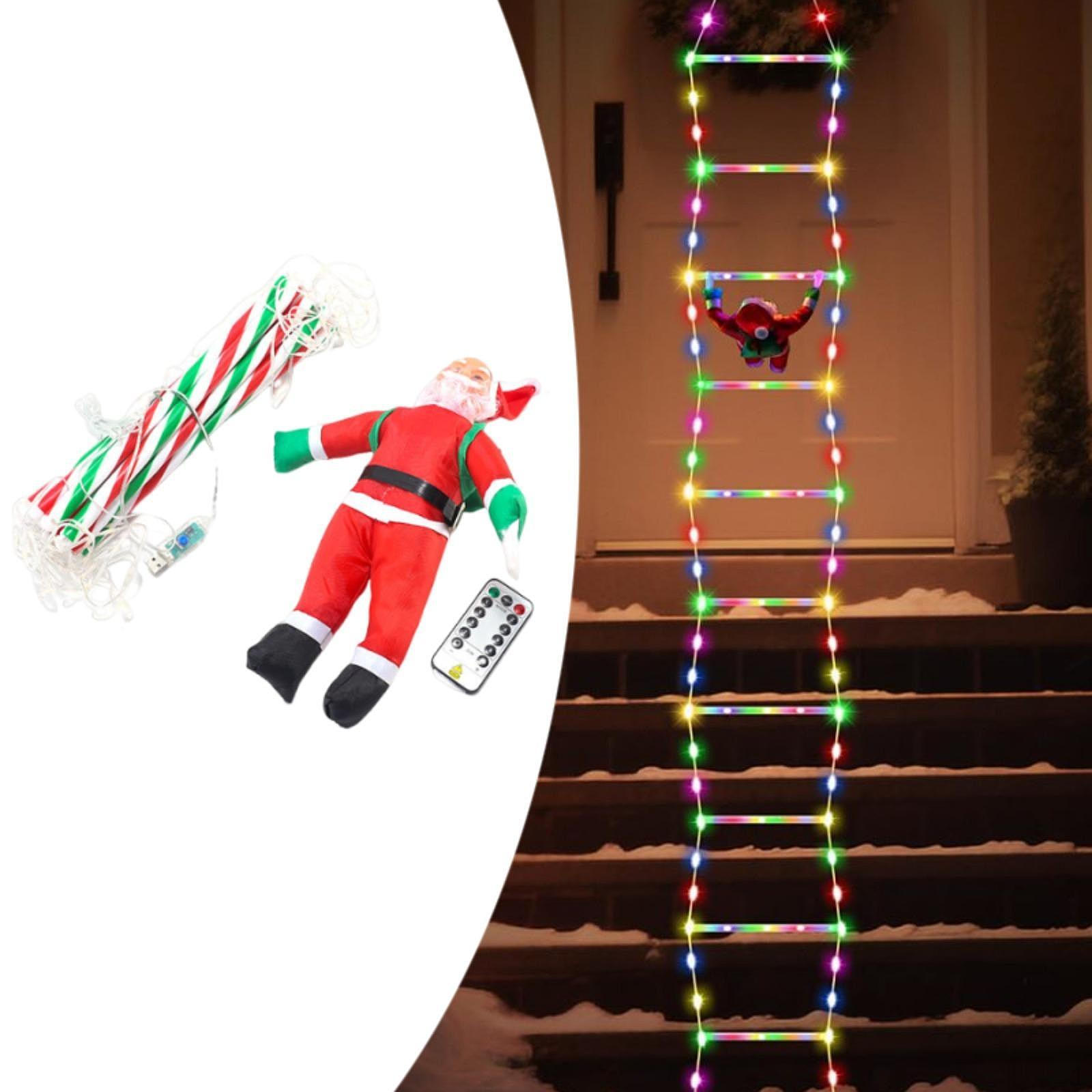 Рождественские украшения Лестничные огни с лазающим Санта-Клаусом для вечеринки дома Warm Color 6 Ladder
Рождественские украшения Лестничные огни с лазающим Санта-Клаусом для вечеринки дома Warm Color 6 Ladder