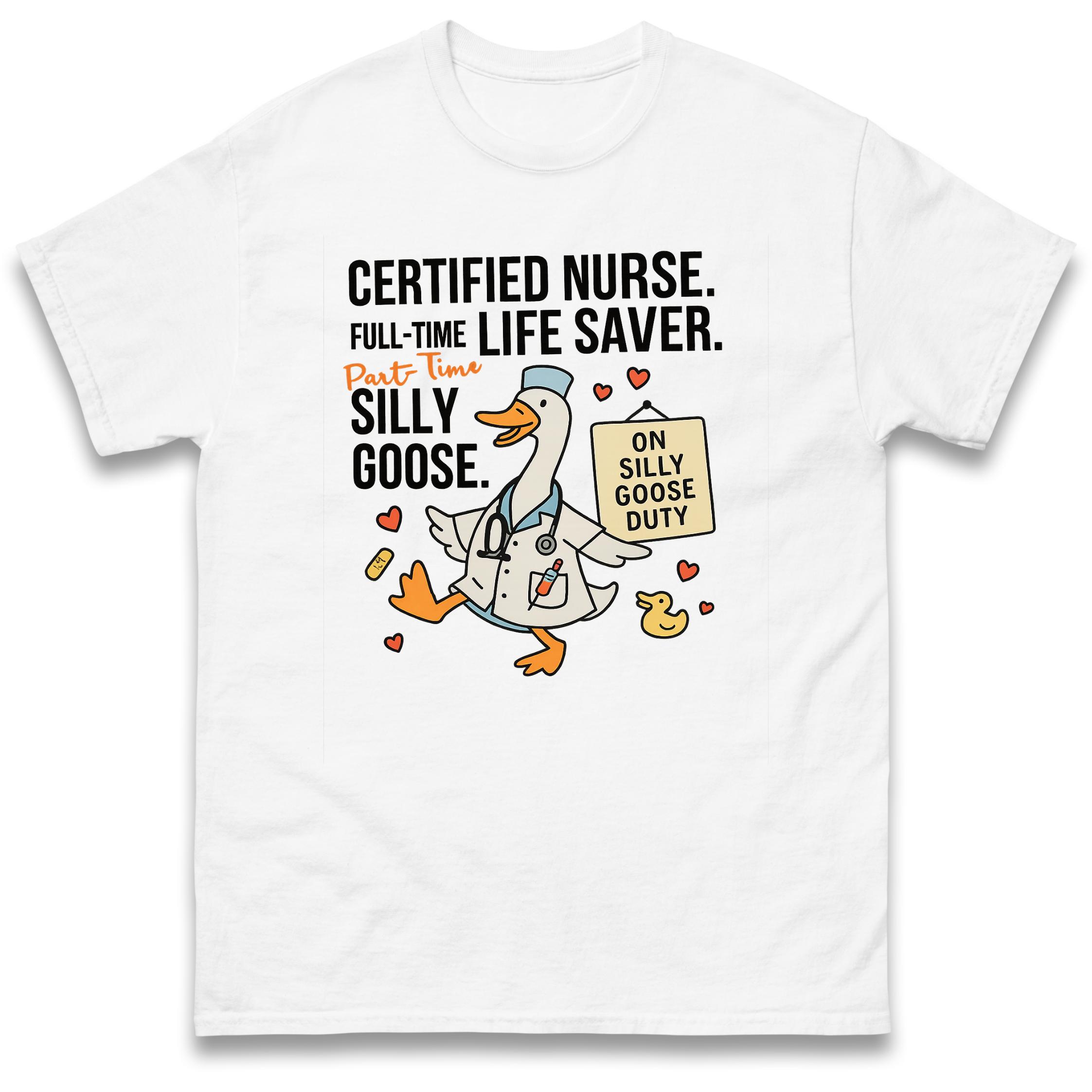 Silly Nurse T-Shirt Tshirt Mens Womens Tops Unisex Tees 100% Cotton S
Silly Nurse T-Shirt Tshirt Mens Womens Tops Unisex Tees 100% Cotton S