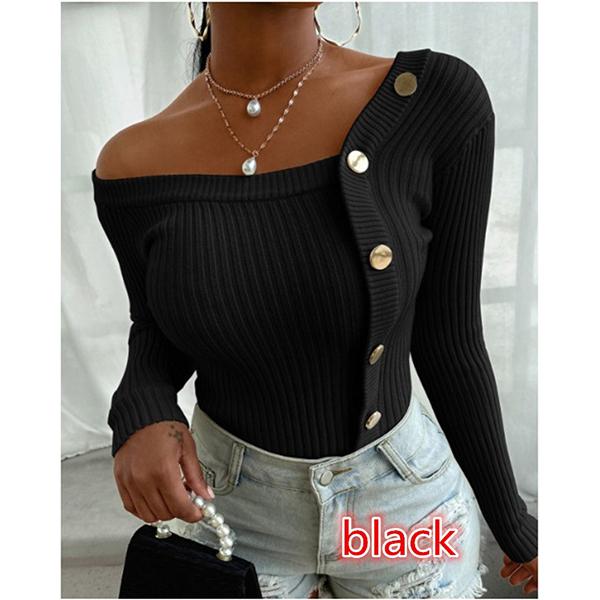 Осень и зима женская мода с длинным рукавом вязаный топ повседневный трикотаж плюс размер низ свитер блузка XXL чёрный
Осень и зима женская мода с длинным рукавом вязаный топ повседневный трикотаж плюс размер низ свитер блузка XXL чёрный
