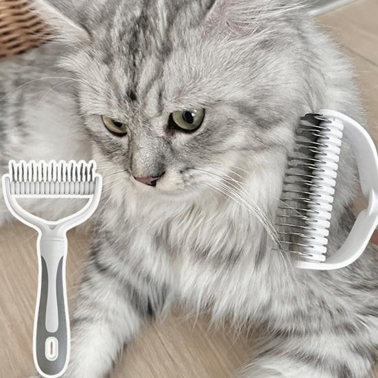 Deshedding Dog Brush for Long Haired Dogs Cats Undercoat Shedding Rake for Dematting Detangling Matted Fur And Knots Pet Grooming Supplies S білий
Deshedding Dog Brush for Long Haired Dogs Cats Undercoat Shedding Rake for Dematting Detangling Matted Fur And Knots Pet Grooming Supplies S білий