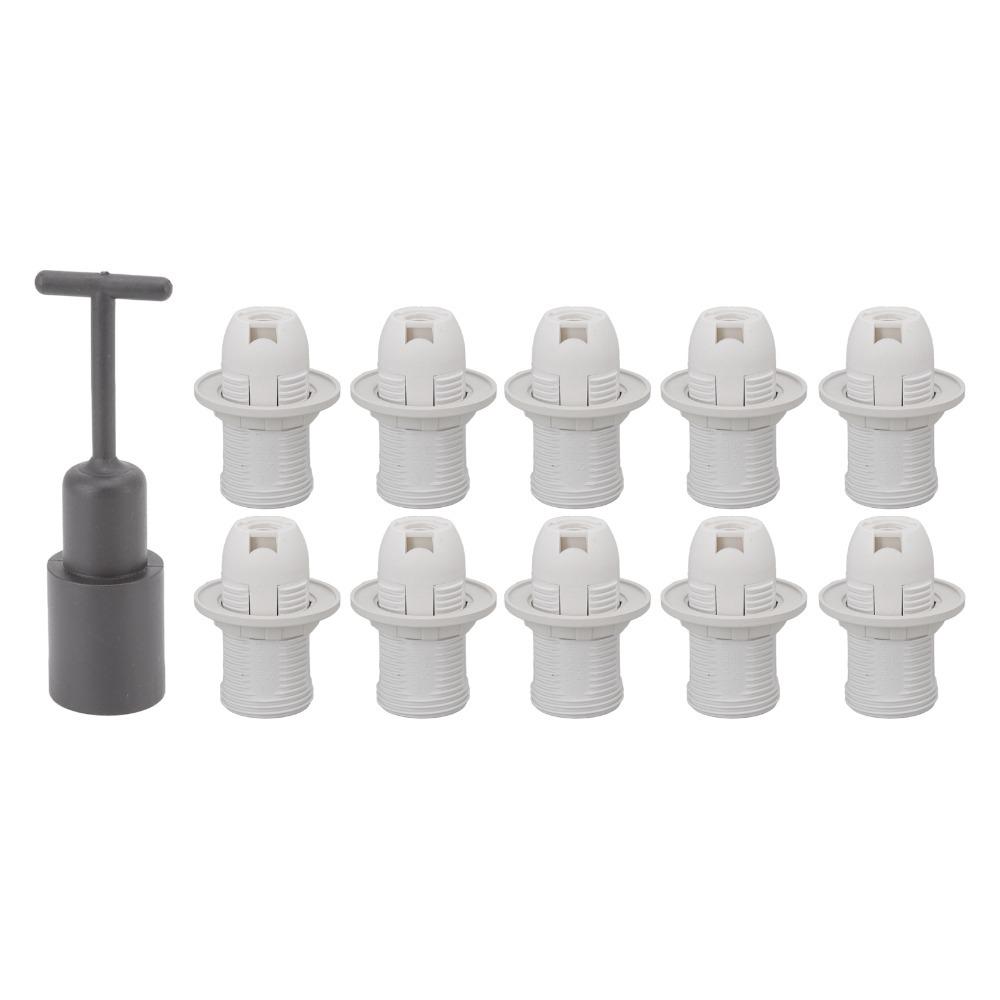 10PCS Reliable E14 E14 Lamp Holder ABS Black E14 Light Socket White Bulb Socket Lamp Repair білий
10PCS Reliable E14 E14 Lamp Holder ABS Black E14 Light Socket White Bulb Socket Lamp Repair білий