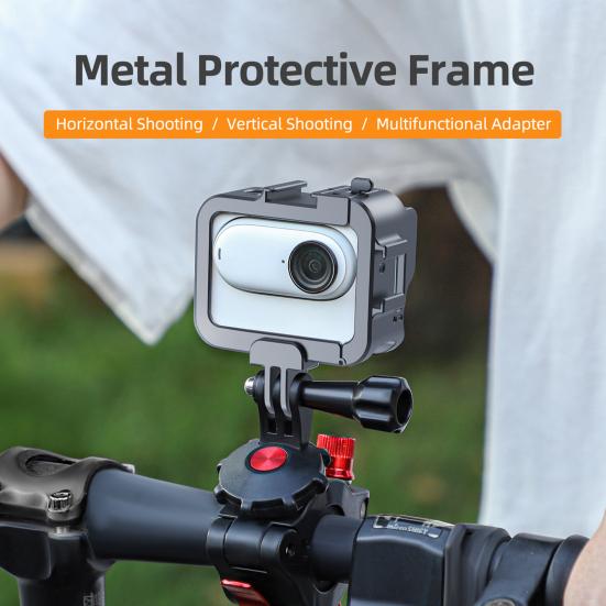 Защитный чехол из алюминиевого сплава. Универсальная горизонтальная вертикальная фотография. Легкое переключение. Простое управление. Расширение границ для Insta360 Go 3.
Защитный чехол из алюминиевого сплава. Универсальная горизонтальная вертикальная фотография. Легкое переключение. Простое управление. Расширение границ для Insta360 Go 3.