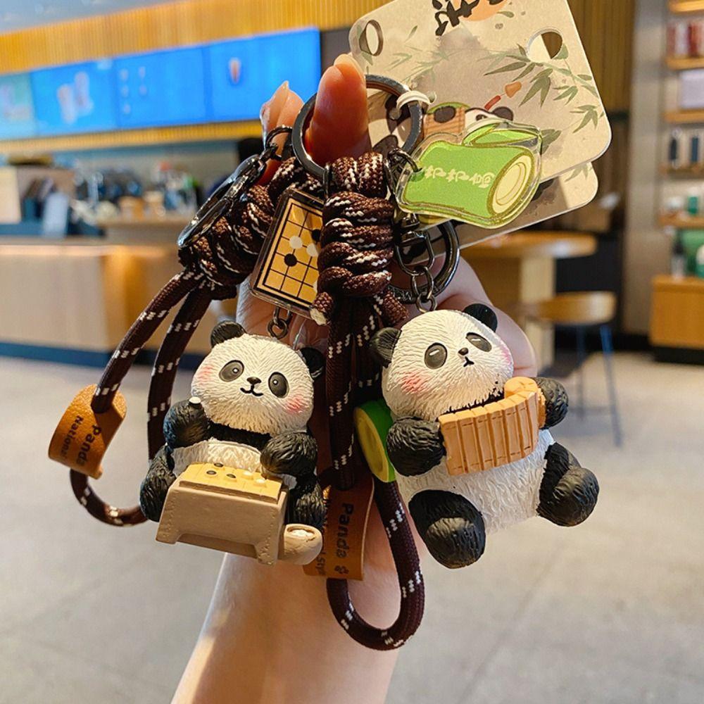 Cartoon Panda Dolls Pendant Kawaii Car Key Ring Fashion Panda Keychain Key Decor Style 2
Cartoon Panda Dolls Pendant Kawaii Car Key Ring Fashion Panda Keychain Key Decor Style 2