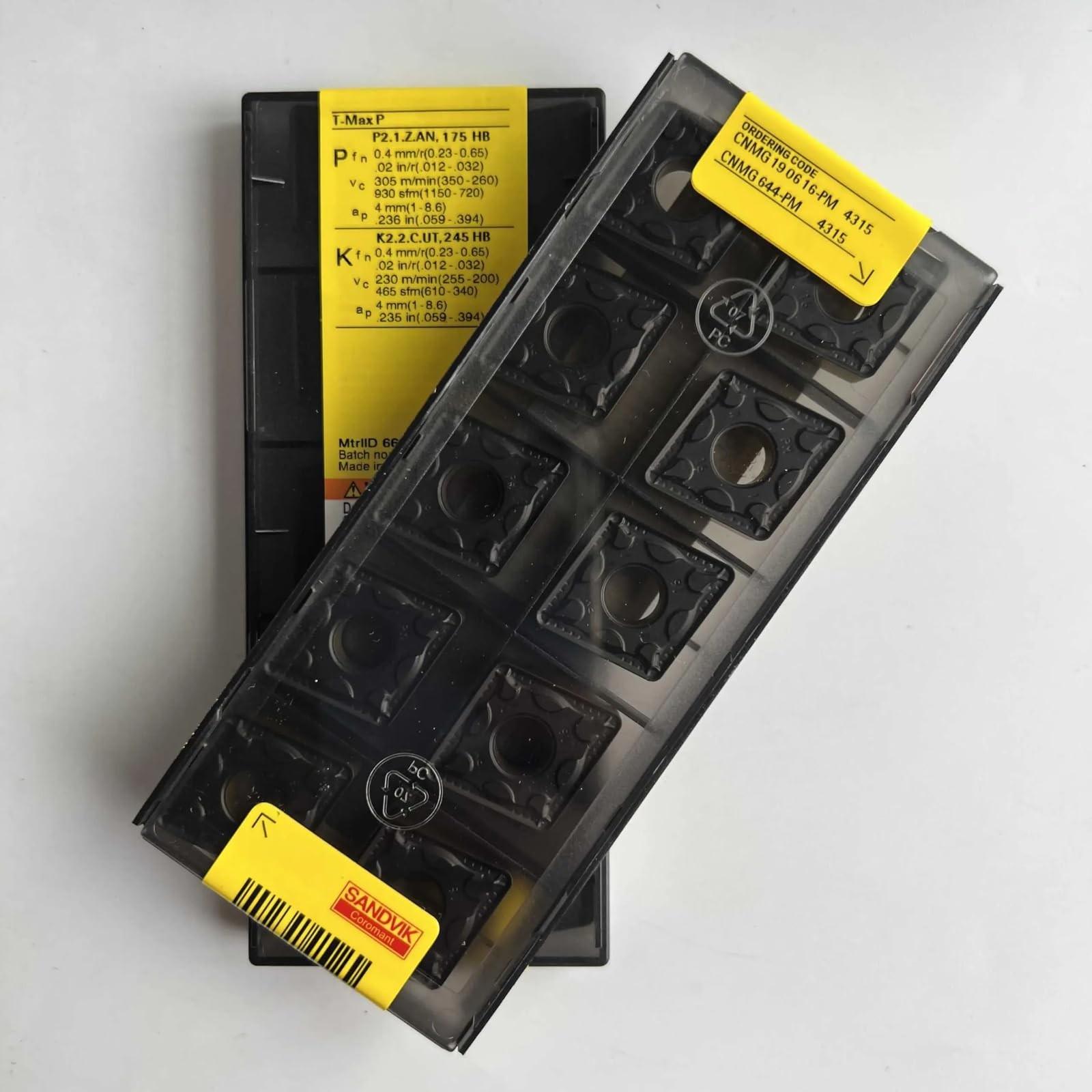 Original Sandvik / CNMG190616-PM 4315 / CNC lathe carbide blade 10 PCS
Original Sandvik / CNMG190616-PM 4315 / CNC lathe carbide blade 10 PCS