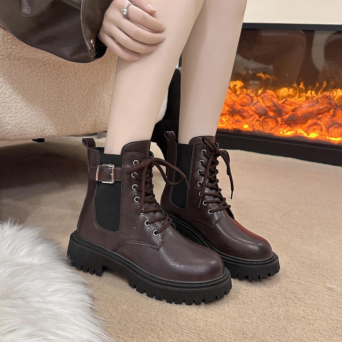 Men Women Winter Spring Autumn Boots Comfortable LaceUp RoundToe Black Warm Protection for Cold Weather Insulated Material for Winter Comfort 35
Men Women Winter Spring Autumn Boots Comfortable LaceUp RoundToe Black Warm Protection for Cold Weather Insulated Material for Winter Comfort 35