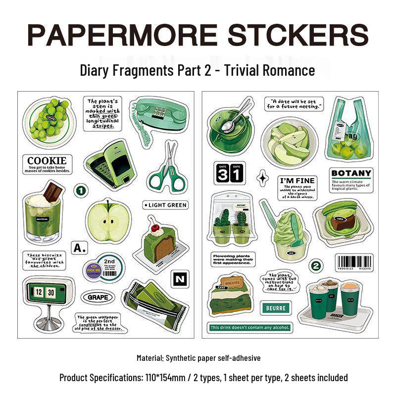 Korean Style Daily Planner Stickers: PaperMore Vol. 2
Korean Style Daily Planner Stickers: PaperMore Vol. 2