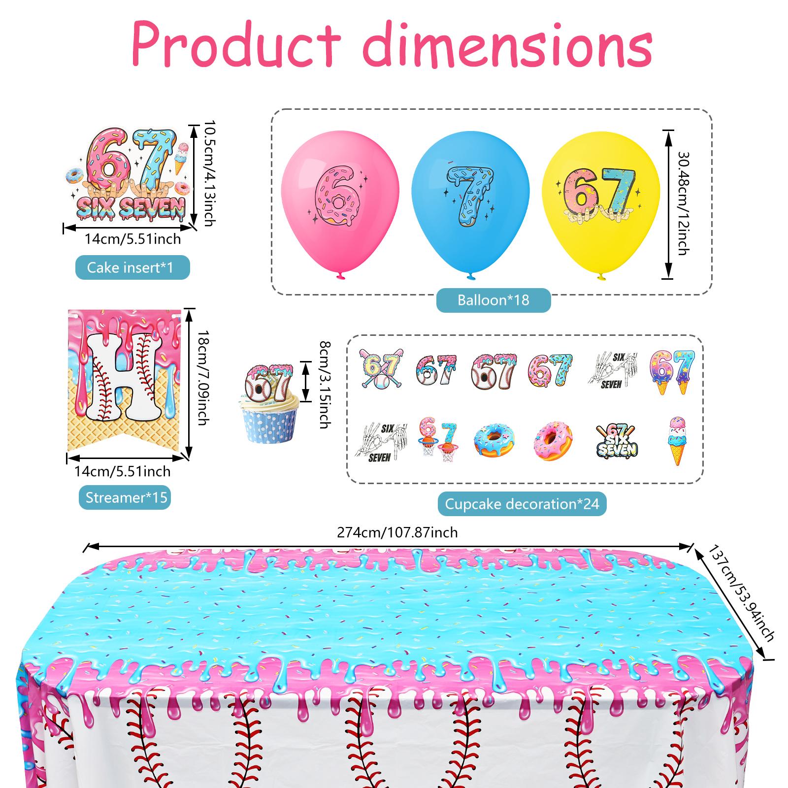 Happy Birthday Decor with Bunting Flag Banner Birthday Balloon Tablecloth and Tableware Cake Topper for BirthdayThemed Gathering
Happy Birthday Decor with Bunting Flag Banner Birthday Balloon Tablecloth and Tableware Cake Topper for BirthdayThemed Gathering