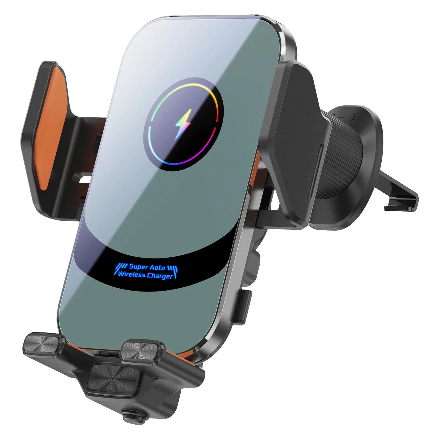 Car Air Outlet Phone Wireless Charger Air Vent GPS Holder For iPhone 16 15 14 13 12 Pro Max Samsung Xiaomi Fast Charging Station
Car Air Outlet Phone Wireless Charger Air Vent GPS Holder For iPhone 16 15 14 13 12 Pro Max Samsung Xiaomi Fast Charging Station