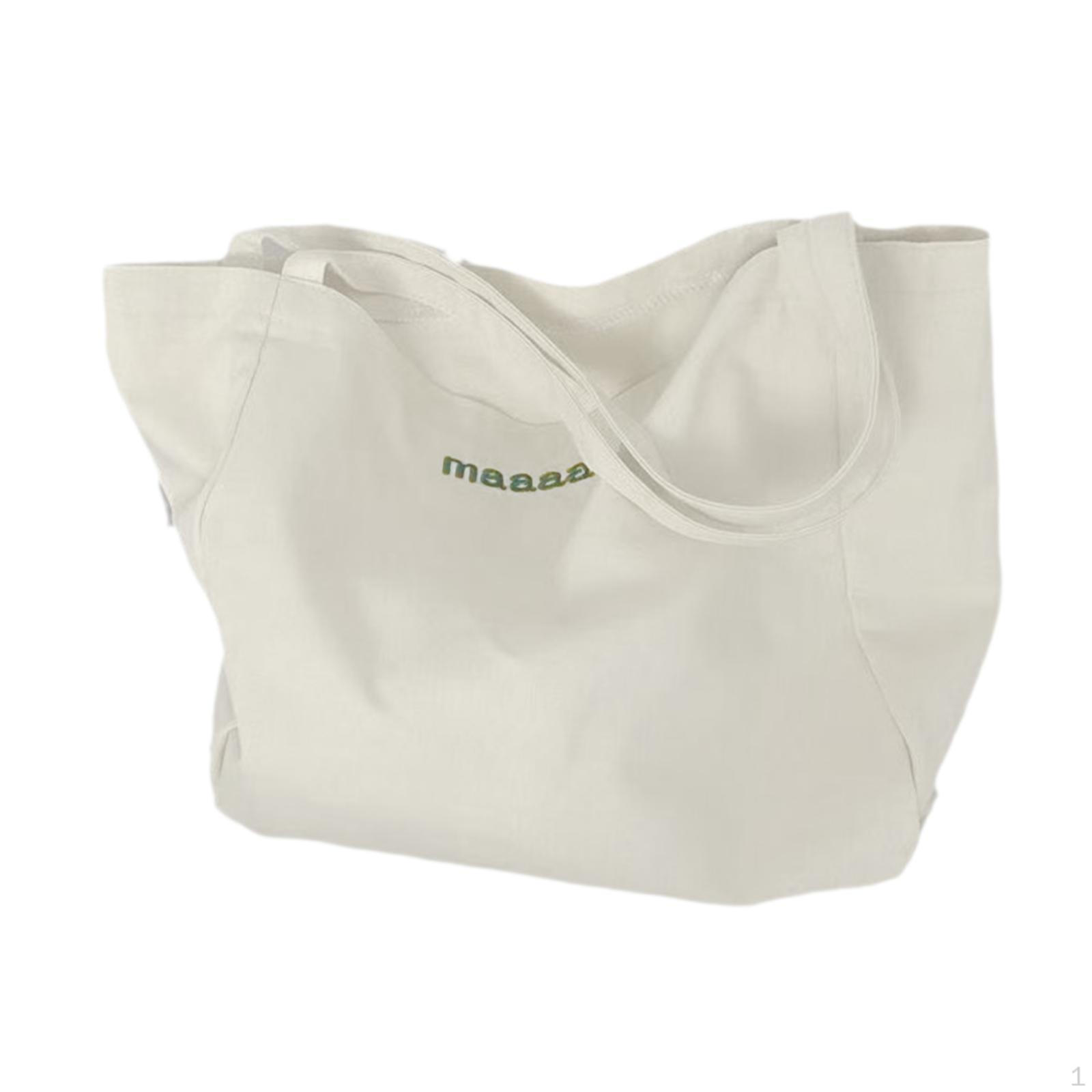 Сумка-тоут из холста 34 см x 34 см многоразовая большая вместимость через плечо для спортзала белый
Сумка-тоут из холста 34 см x 34 см многоразовая большая вместимость через плечо для спортзала белый