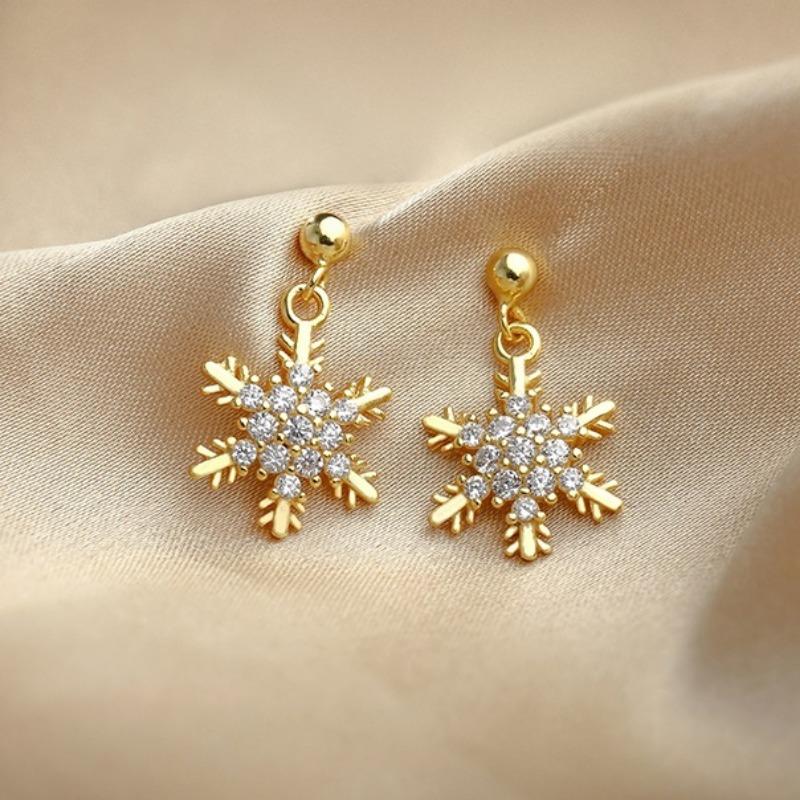New Red Bow Knot Snowflakes Drop Earring for Women Christmas Santa Claus Snowman Earrings Girls Xmas Jewelry Gifts золотистий
New Red Bow Knot Snowflakes Drop Earring for Women Christmas Santa Claus Snowman Earrings Girls Xmas Jewelry Gifts золотистий