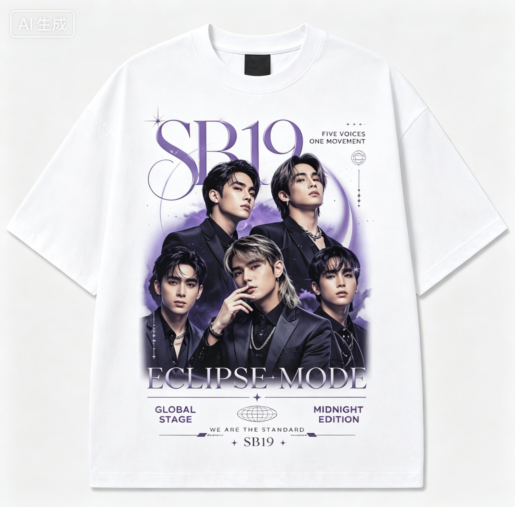 New Unisexs TShirt for Fan Merchandise Purple Graphic Print Streetwear 2026 New Summer SB19 Eclipse Mode Midnight Edition 2XL
New Unisexs TShirt for Fan Merchandise Purple Graphic Print Streetwear 2026 New Summer SB19 Eclipse Mode Midnight Edition 2XL
