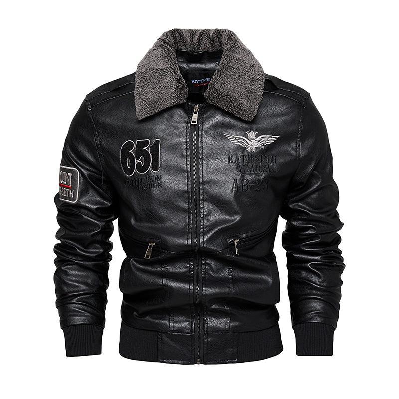 Men s Winter PU Leather Jacket with Velvet Lining - European & American Fashion, Large Size L чорний
Men s Winter PU Leather Jacket with Velvet Lining - European & American Fashion, Large Size L чорний