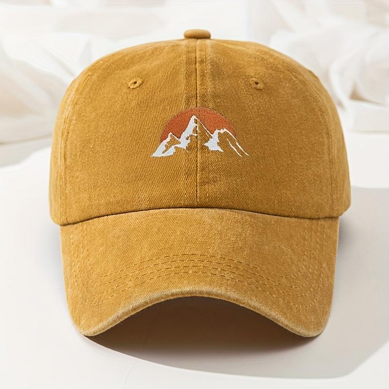 Mountain Peak Embroidery Baseball Cap Outdoor Leisure Fishing Cap Sun Embroidery Curved Brim Duck Cap for Men and Women жовтий
Mountain Peak Embroidery Baseball Cap Outdoor Leisure Fishing Cap Sun Embroidery Curved Brim Duck Cap for Men and Women жовтий
