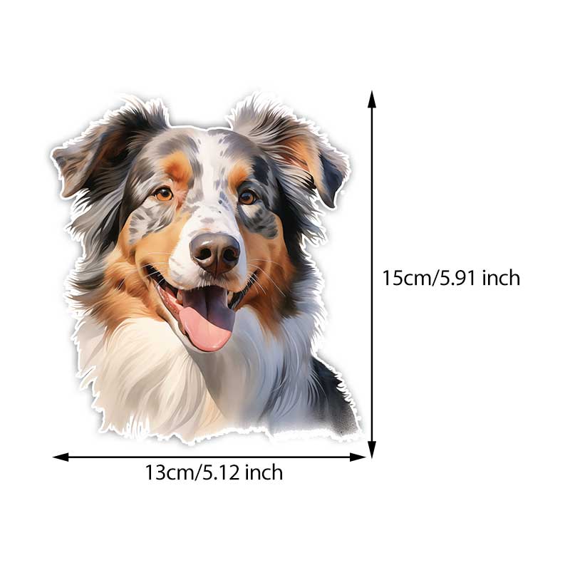 Australian Shepherd Car Sticker Vinyl Decal Waterproof Rear Window Motorcycle Camper Bumper Truck Laptop Decoration TM367 B-15cm Longest Side
Australian Shepherd Car Sticker Vinyl Decal Waterproof Rear Window Motorcycle Camper Bumper Truck Laptop Decoration TM367 B-15cm Longest Side