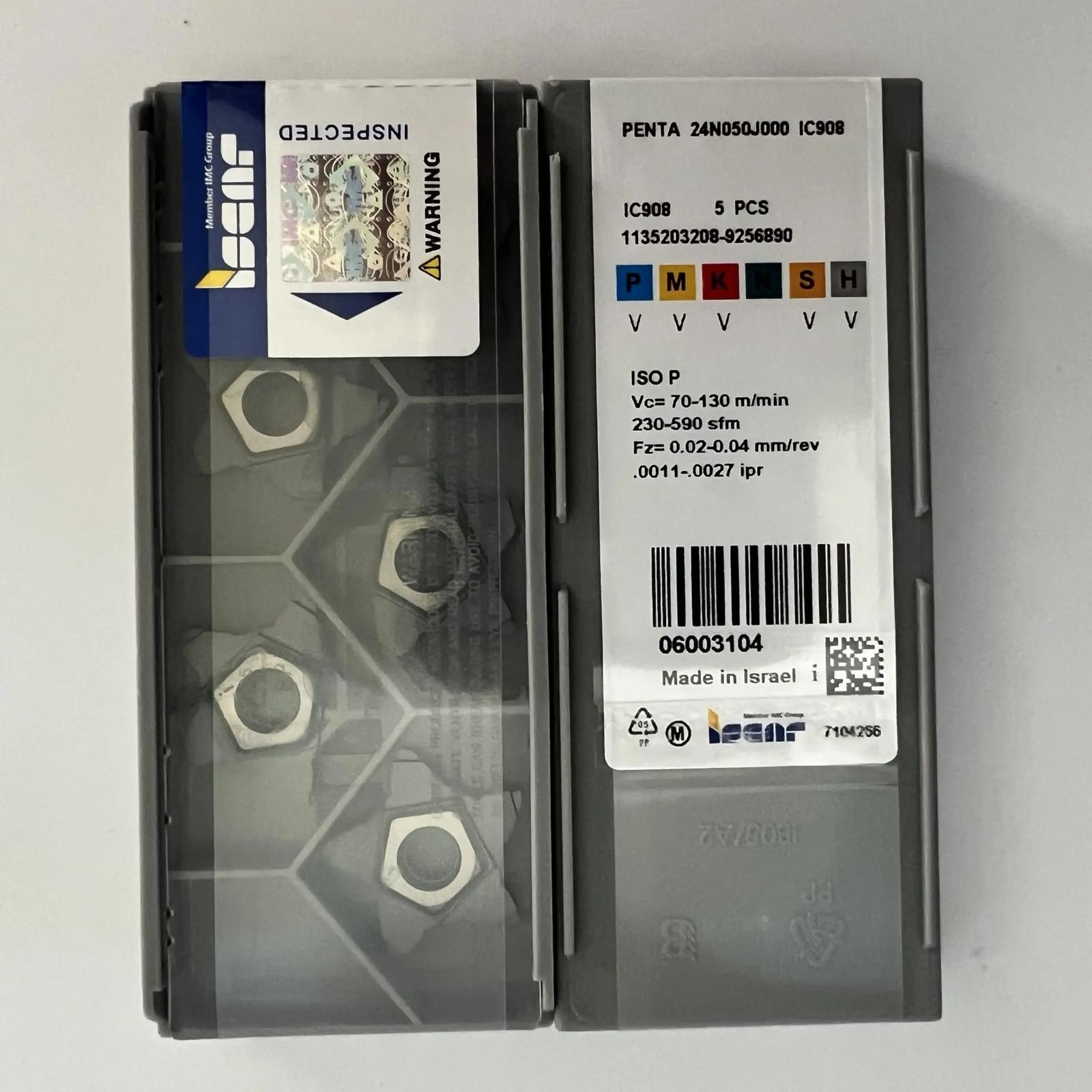 ISCAR / PENTA24N050J000 IC908 Industrial indexable carbide inserts 5 Pcs
ISCAR / PENTA24N050J000 IC908 Industrial indexable carbide inserts 5 Pcs