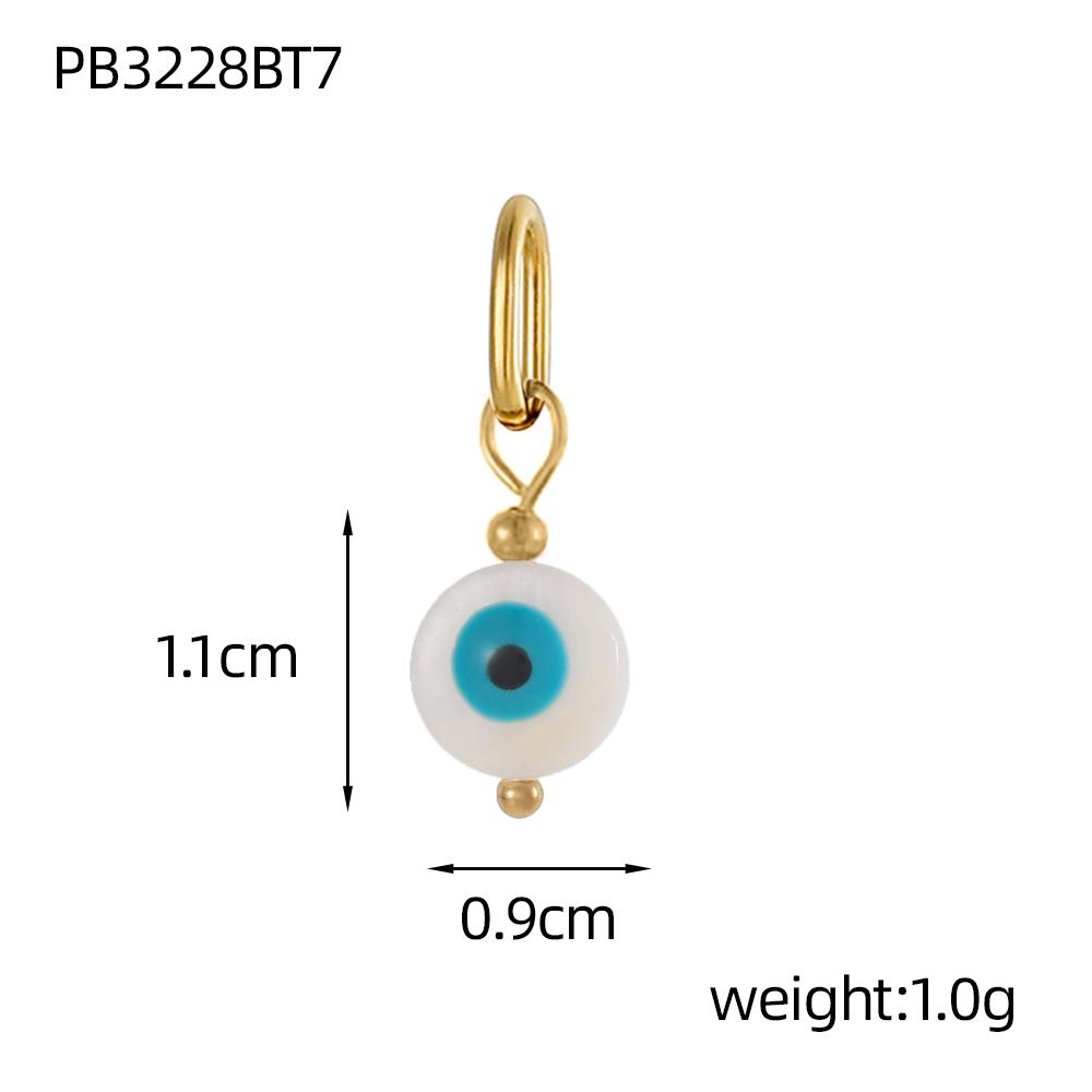 CARLIDANA DIY Enamel Double Sided Eye Shape Handmade Accessories Charm Stainless Steel Gold Plated Heart Pendant Fashion Jewelry
CARLIDANA DIY Enamel Double Sided Eye Shape Handmade Accessories Charm Stainless Steel Gold Plated Heart Pendant Fashion Jewelry