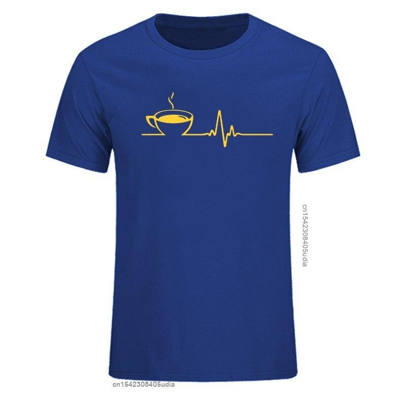 T Shirt Brand Men Short Sleeve Round Collar Coffee Heartbeat Camisas Casual The Funny Tshirt Printing T Shirts 3XL
T Shirt Brand Men Short Sleeve Round Collar Coffee Heartbeat Camisas Casual The Funny Tshirt Printing T Shirts 3XL