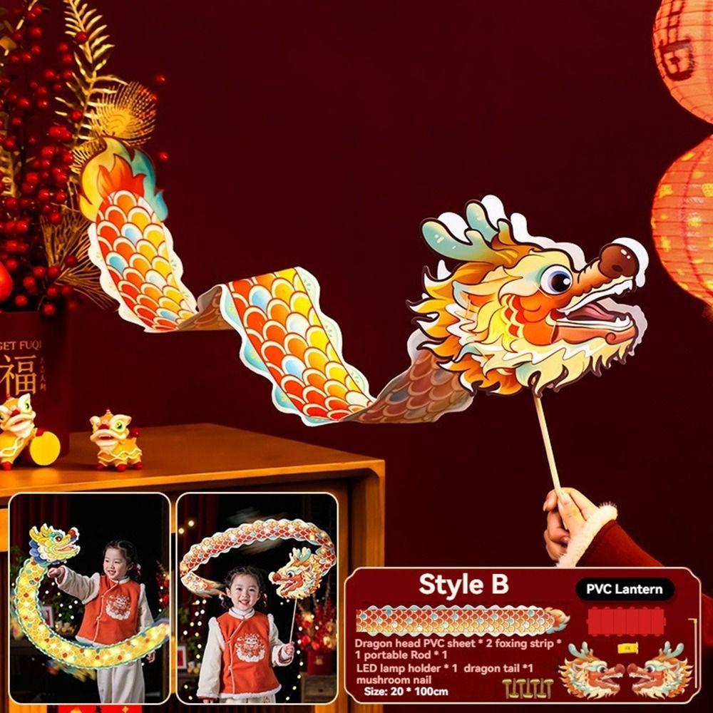 Luminous Toys Mid-Autumn Dragon Dance Lantern Cartoon Handheld Dragon Lantern Children s Toys Style A
Luminous Toys Mid-Autumn Dragon Dance Lantern Cartoon Handheld Dragon Lantern Children s Toys Style A