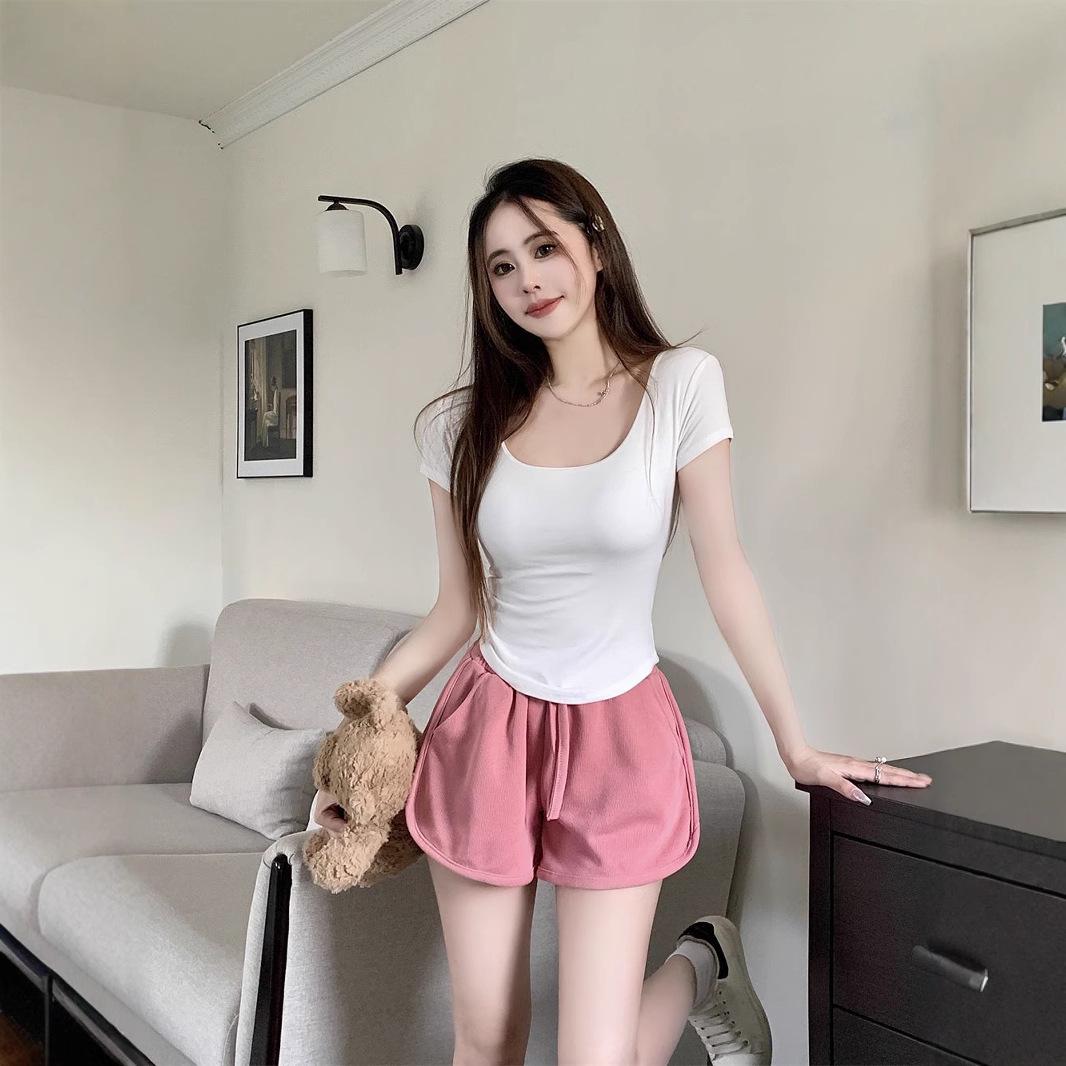 Summer 2025 Women s Sexy Slim Irregular Top & Pink Shorts Set S
Summer 2025 Women s Sexy Slim Irregular Top & Pink Shorts Set S