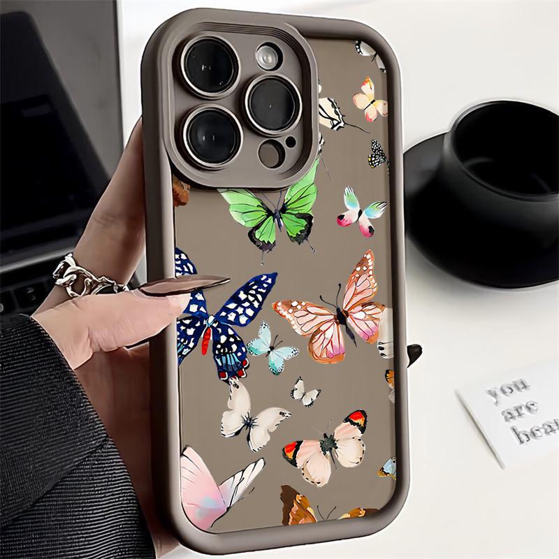 Чехол для телефона с цветным принтом бабочек для iPhone 16 Pro Max 15 14 13 12 Pro 11 XR XS 8 7, цветной матовый мягкий противоударный чехол iPhone 15 Pro Max чёрный
Чехол для телефона с цветным принтом бабочек для iPhone 16 Pro Max 15 14 13 12 Pro 11 XR XS 8 7, цветной матовый мягкий противоударный чехол iPhone 15 Pro Max чёрный