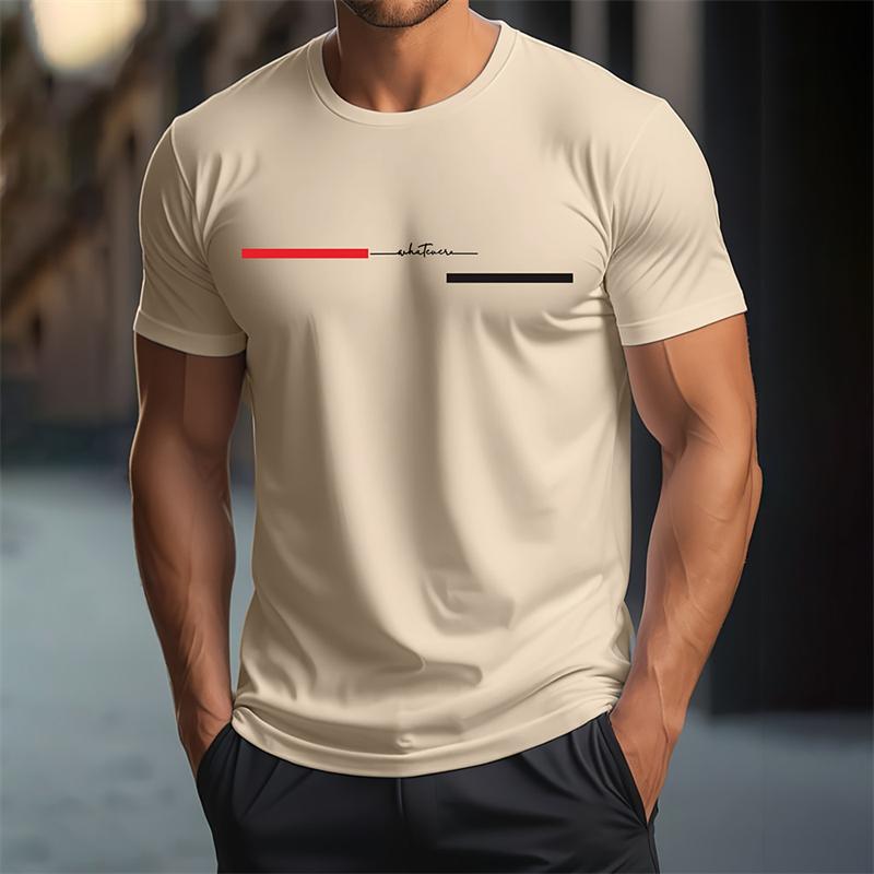 Summer Round Neck 3D Simplified Pattern Letters Print Top Fashionable Casual Short Sleeved Men s T-shirts XS
Summer Round Neck 3D Simplified Pattern Letters Print Top Fashionable Casual Short Sleeved Men s T-shirts XS