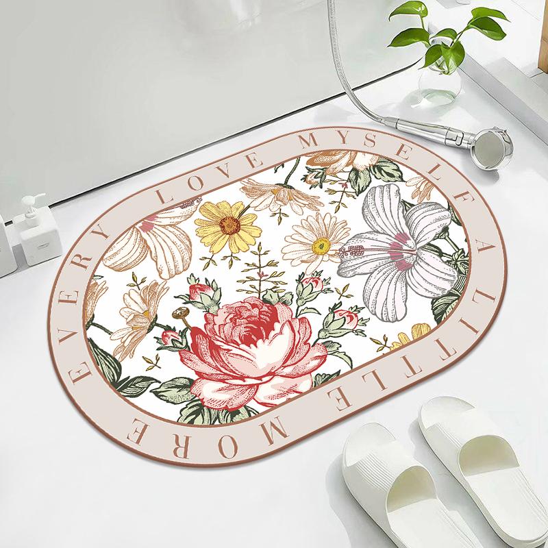 Cartoon bathroom floor mat, diatom mud, quick-drying non-slip carpet, toilet, toilet door shower room mat 40x60cm15.7x23.6in
Cartoon bathroom floor mat, diatom mud, quick-drying non-slip carpet, toilet, toilet door shower room mat 40x60cm15.7x23.6in