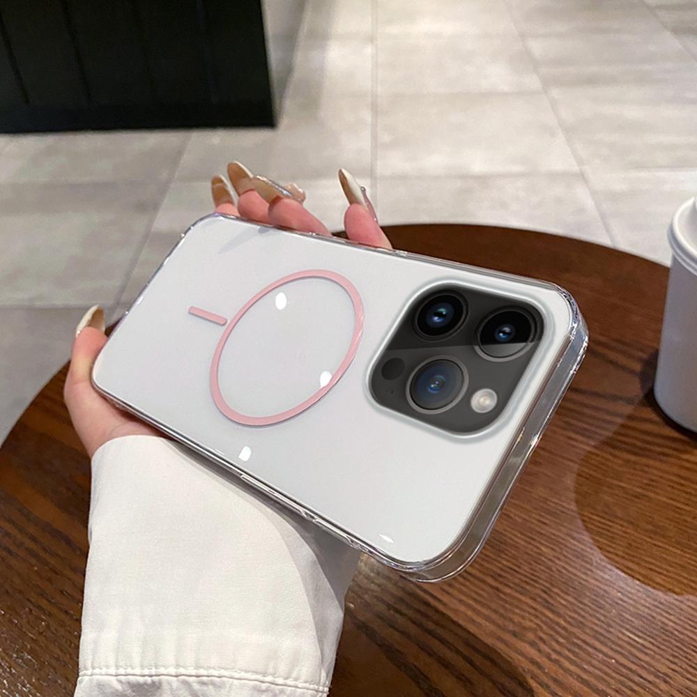 For iPhone 14 Pro Case Compatible with MagSafe Clear Slim PC Phone Back Cover Transparent Pink
For iPhone 14 Pro Case Compatible with MagSafe Clear Slim PC Phone Back Cover Transparent Pink