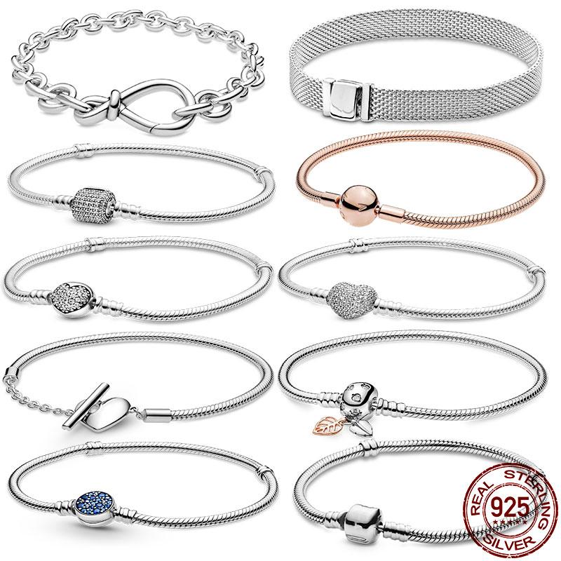 Классическая серия, 100% серебро 925 пробы, браслет в форме сердца, подходит для оригинальных подвесок, подвесок, бисера, ювелирных изделий для женщин
Классическая серия, 100% серебро 925 пробы, браслет в форме сердца, подходит для оригинальных подвесок, подвесок, бисера, ювелирных изделий для женщин