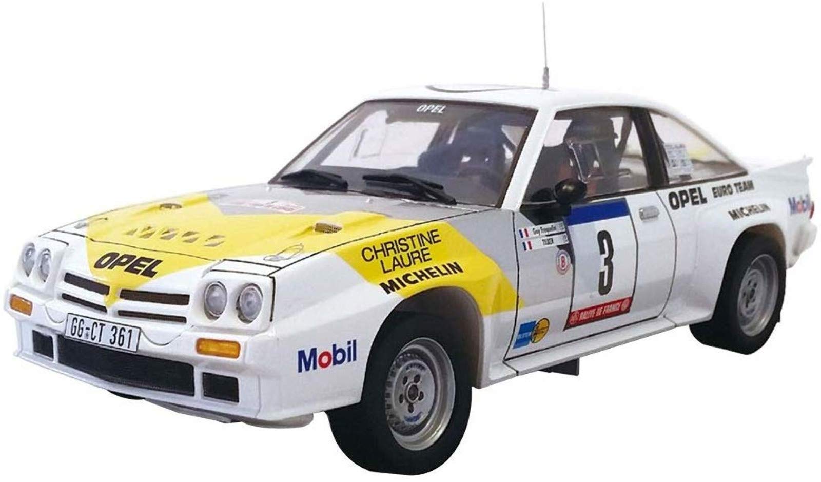 Aoshima Bunka Kyozaisha Skynet Bellkit Series Opel Manta 400 Guy Vrequelin Tour de Corse 1984, пластиковая модель 1/24 № 8 GR.B
Aoshima Bunka Kyozaisha Skynet Bellkit Series Opel Manta 400 Guy Vrequelin Tour de Corse 1984, пластиковая модель 1/24 № 8 GR.B