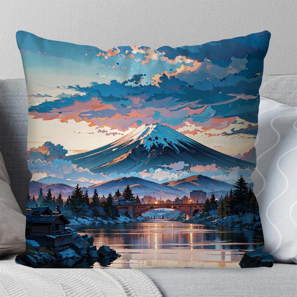 1pc The Scenery Of Mount Fuji In Japan Pillow Case Square Pillow Bedroom Sofa Leisure ComfortCarLivingRoom Home Decoration 40X40 18x18Inch
1pc The Scenery Of Mount Fuji In Japan Pillow Case Square Pillow Bedroom Sofa Leisure ComfortCarLivingRoom Home Decoration 40X40 18x18Inch