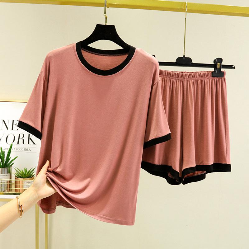 Мужской летний костюм с короткими рукавами и футболкой из двух предметов, тонкие свободные повседневные шорты, домашняя модальная одежда XS
Мужской летний костюм с короткими рукавами и футболкой из двух предметов, тонкие свободные повседневные шорты, домашняя модальная одежда XS