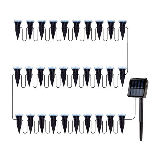 30Pcs Solar Ground Lights, Waterproof Garden Disk Lights, Solar Powered Pathway Lights, In-Ground Landscape Lighting for Lawn Patio Garden Walkway 30PCS синій
30Pcs Solar Ground Lights, Waterproof Garden Disk Lights, Solar Powered Pathway Lights, In-Ground Landscape Lighting for Lawn Patio Garden Walkway 30PCS синій