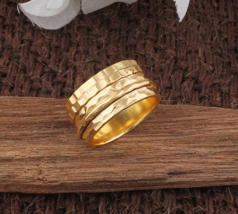 Серебро 925 пробы, кольцо Spinner Band, дизайнерское кольцо ручной работы, богемное кольцо, кольцо унисекс, золотое кольцо 6
Серебро 925 пробы, кольцо Spinner Band, дизайнерское кольцо ручной работы, богемное кольцо, кольцо унисекс, золотое кольцо 6
